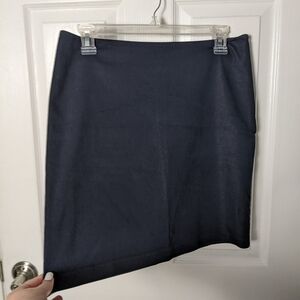 New York & Company Stretch Closet Staple Navy Blue Mini Pencil‎ Skirt Size 4